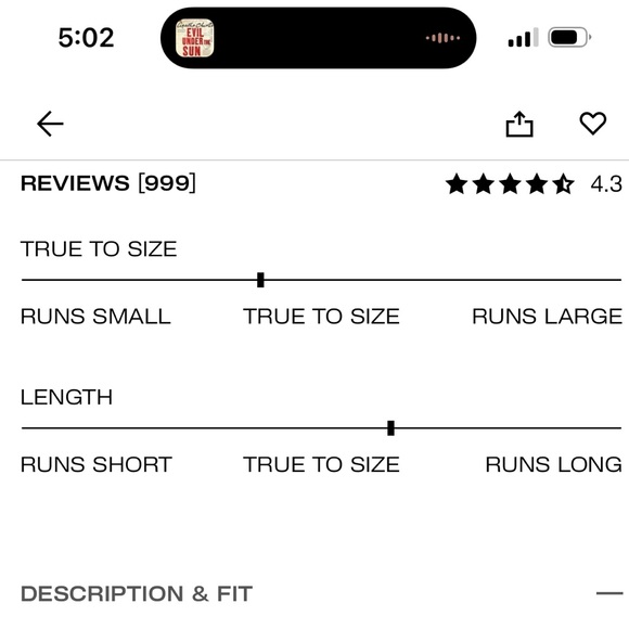 H&M Wide High Jeans in Denim Blue - Picture 6 of 7